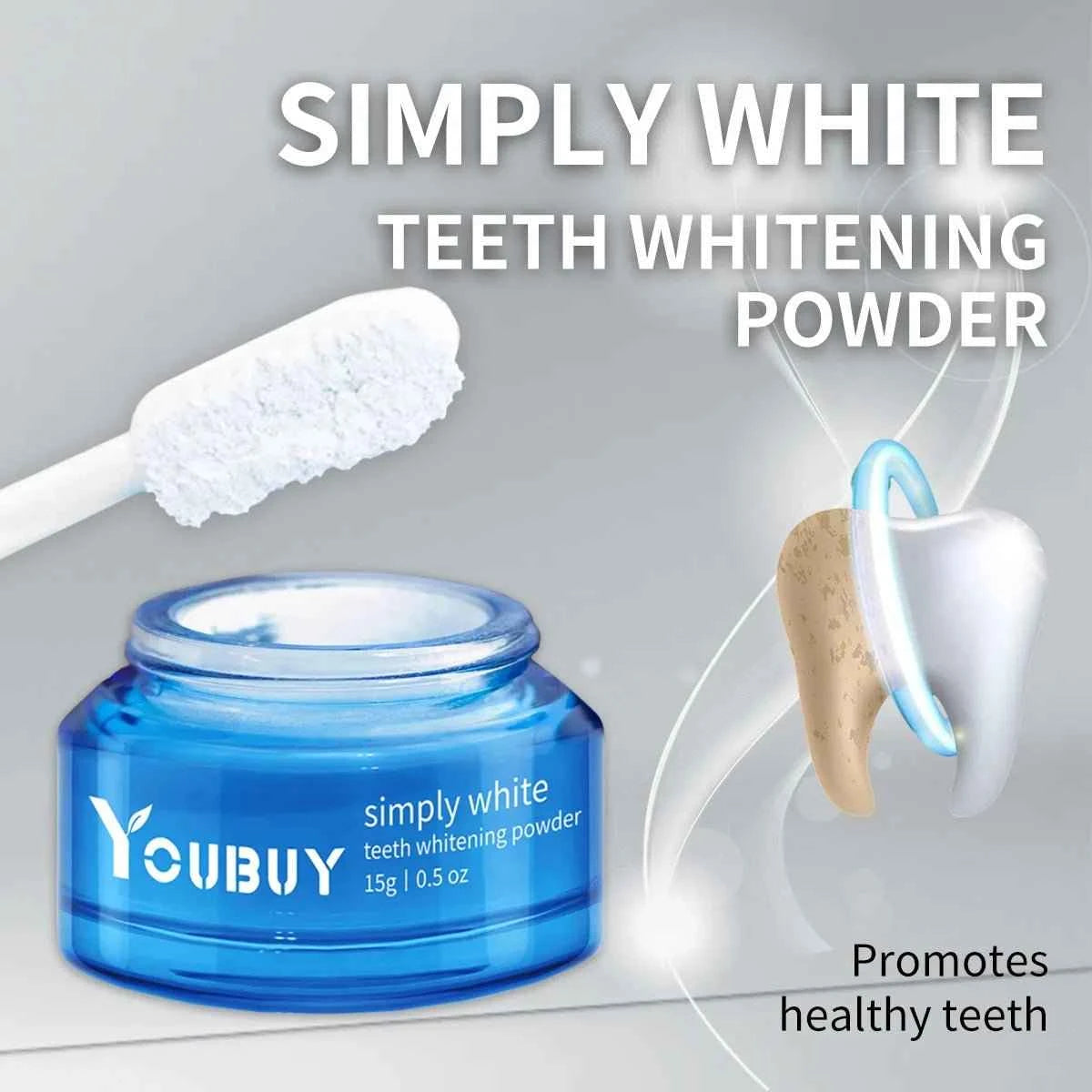 YOUBUY Teeth Whitening Brightening Powder - HEARTLESS Habits