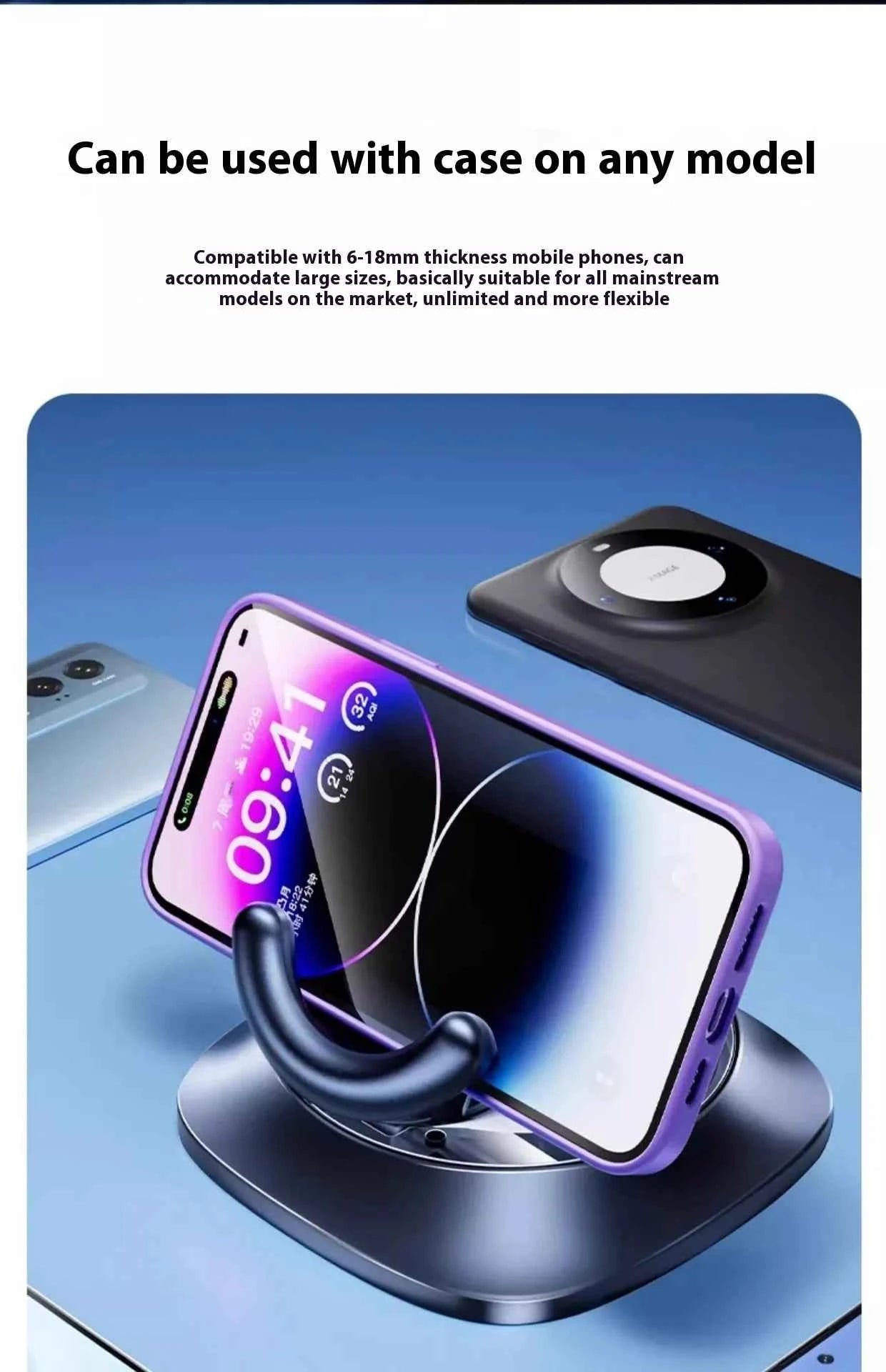 Adjustable Car Mount Magnetic Phone Holder HEARTLESS Habits