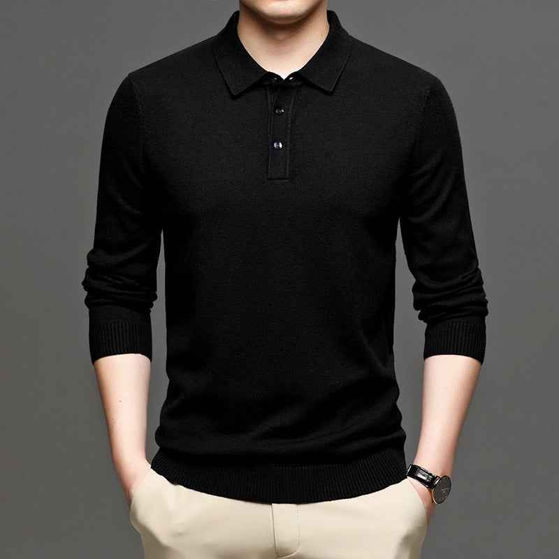 Men's Lapel Knit Pullover Sweater HEARTLESS Habits