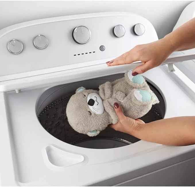 Sound Machine Soothe 'n Snuggle Otter Portable Plush Baby Toy with Sensory Details Music Lights & Rhythmic Breathing Motion - HEARTLESS Habits