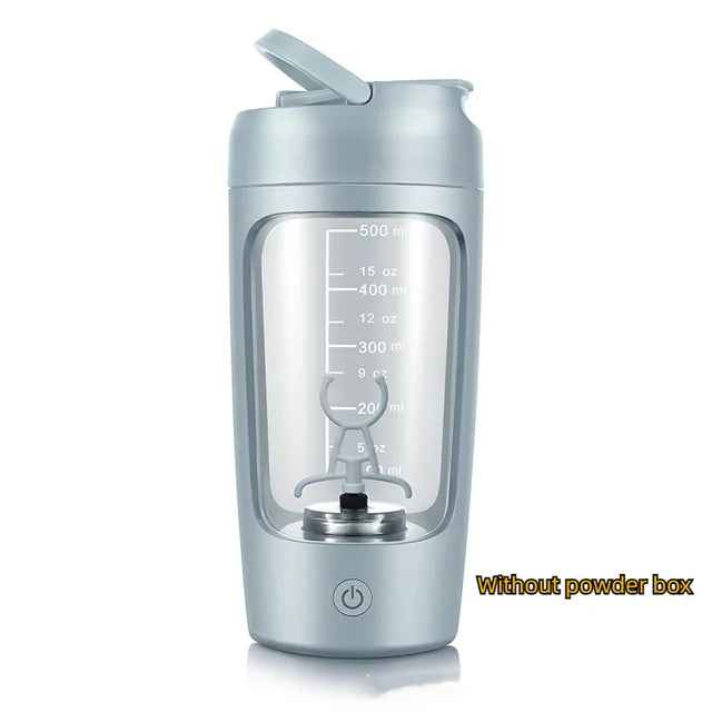 Electric Portable Whey Protein Shaker Bottle - HEARTLESS Habits