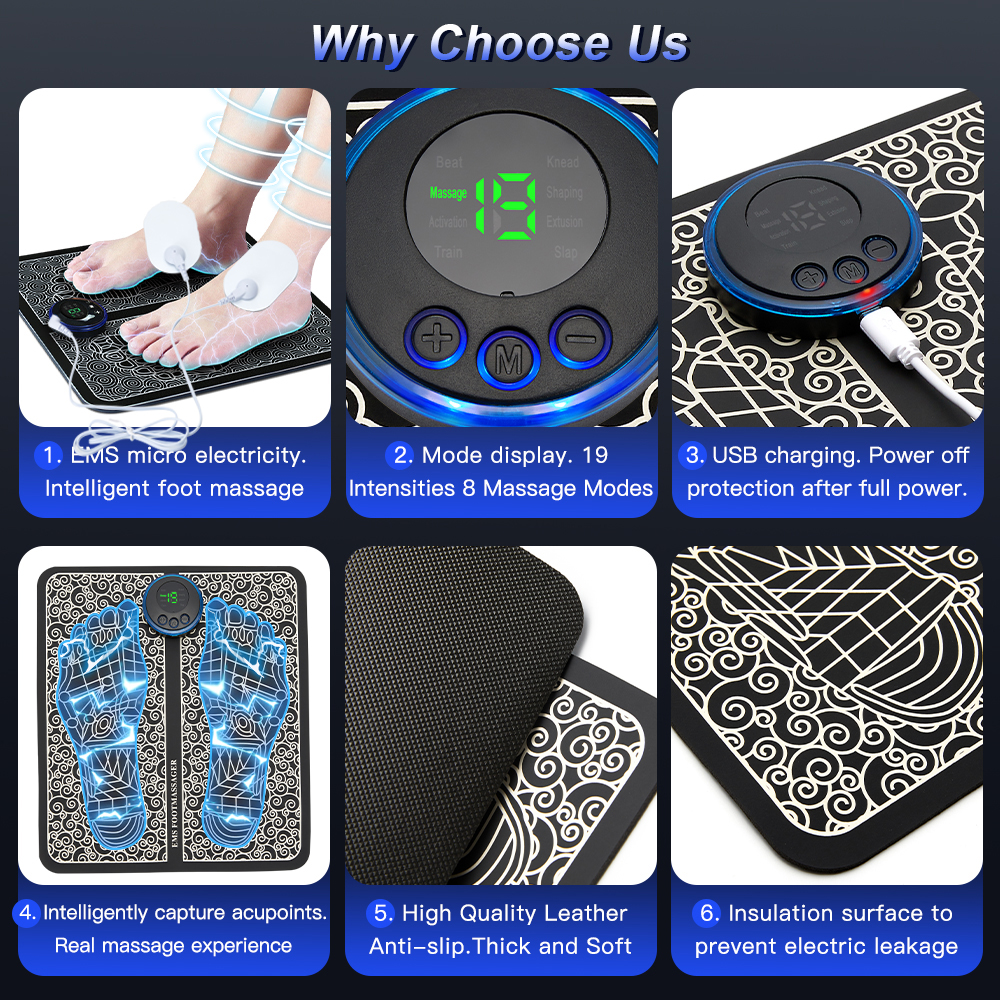 Rechargeable Foot Massage Pad HEARTLESS Habits