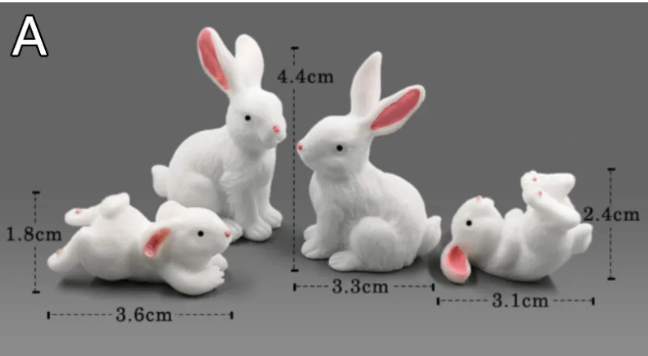 Mini Resin Animal Figurines – DIY Micro-Landscape Decor HEARTLESS Habits