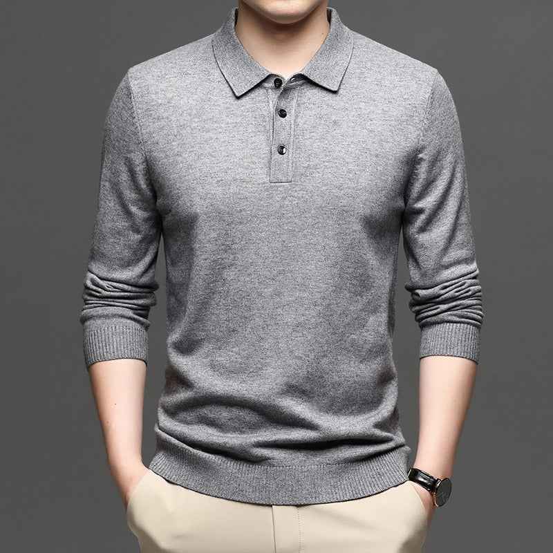 Men's Lapel Knit Pullover Sweater HEARTLESS Habits