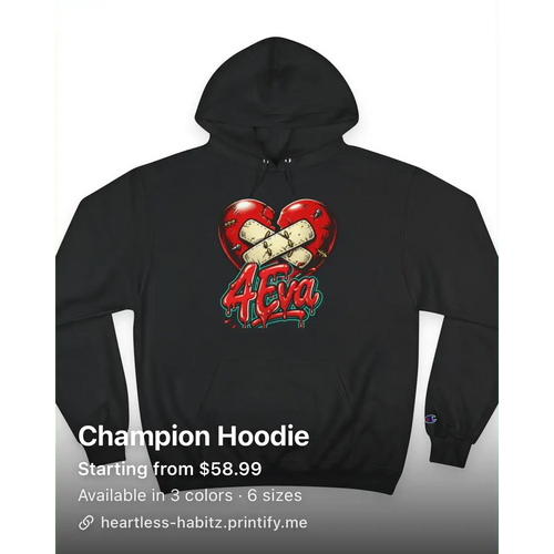 Champion 4eva Heartless Hoodie