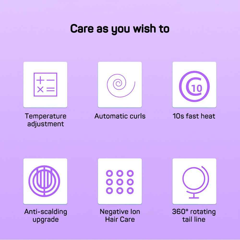 Automatic Electric Hair Curler and Waver Iron HEARTLESS Habits