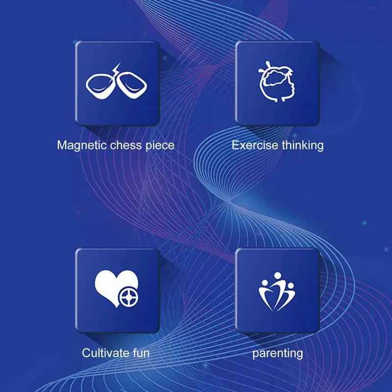 Chess Board Game Magnetic Effect - HEARTLESS Habits