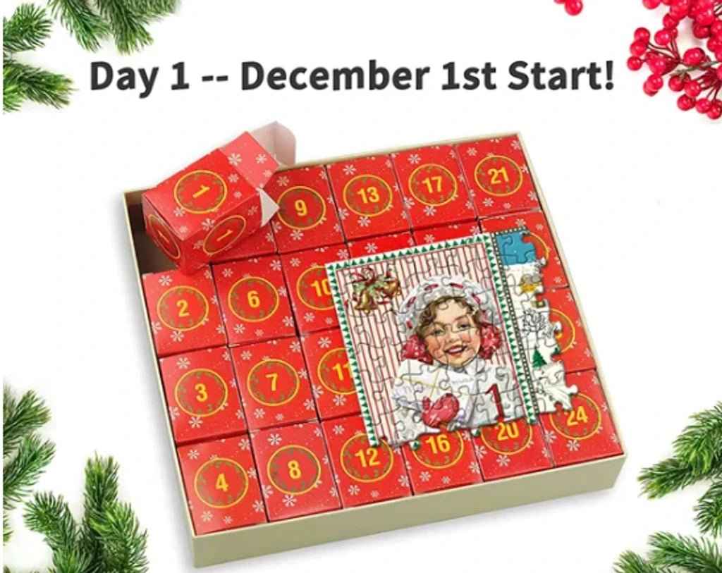 Merry Jigsaw Advent Calendar Puzzle - HEARTLESS Habits