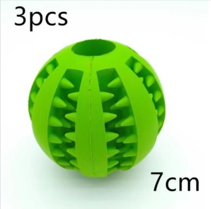 Interactive Rubber Slow Feeder Dog Ball HEARTLESS Habits