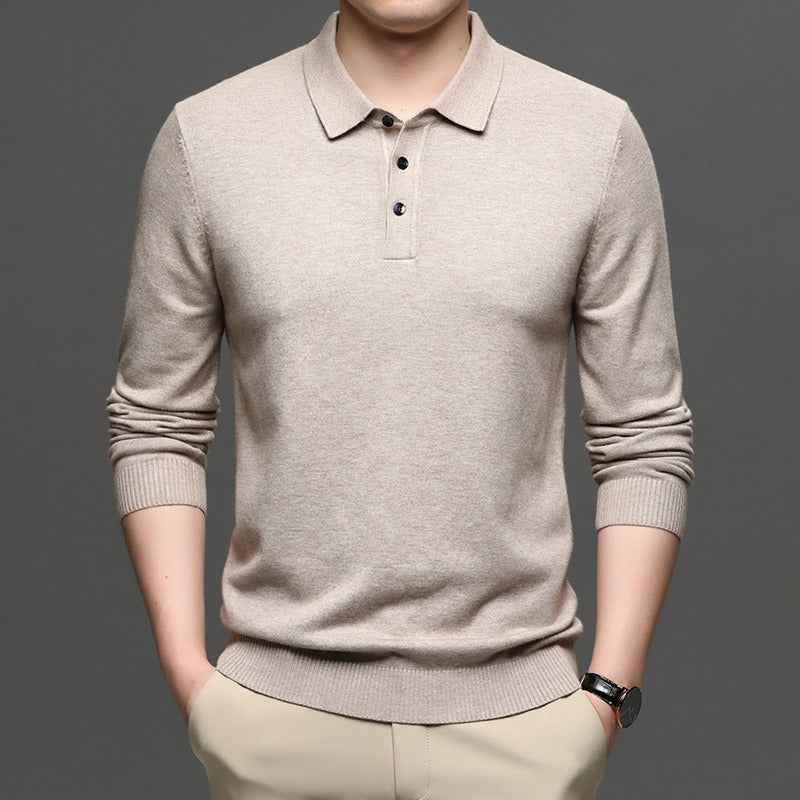 Men's Lapel Knit Pullover Sweater HEARTLESS Habits