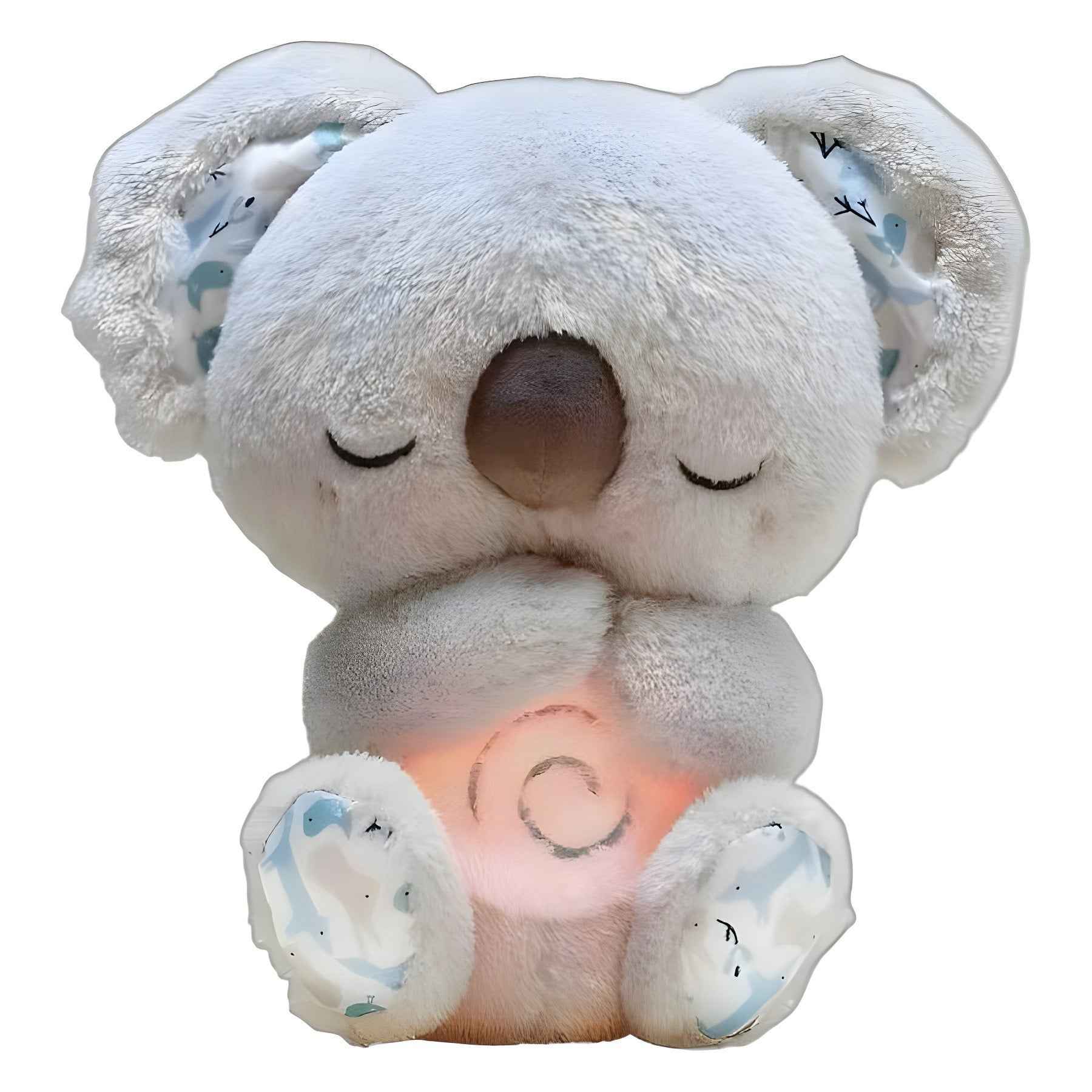 Sound Machine Soothe 'n Snuggle Otter Portable Plush Baby Toy with Sensory Details Music Lights & Rhythmic Breathing Motion - HEARTLESS Habits