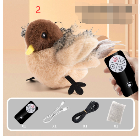 Plush Bird Pet Toy HEARTLESS Habits