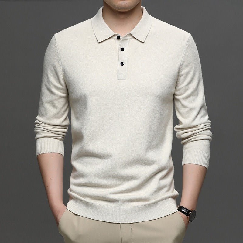 Men's Lapel Knit Pullover Sweater HEARTLESS Habits