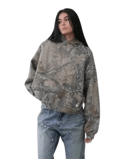 Urban Camo Retro Hoodie HEARTLESS Habits