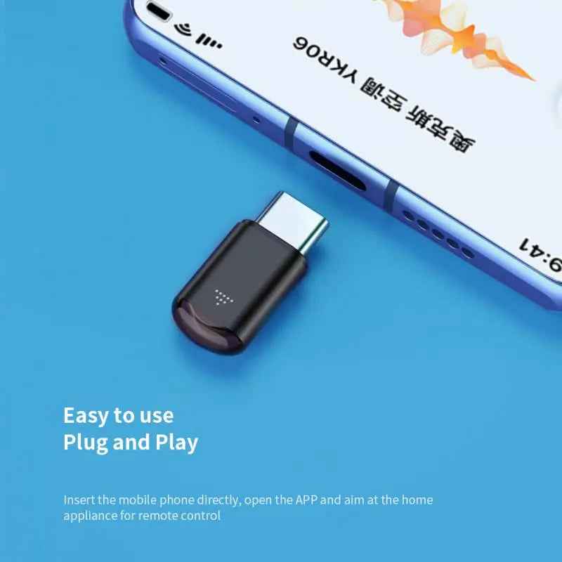 Type-C & Micro USB Smart IR Remote Control Adapter - HEARTLESS Habits