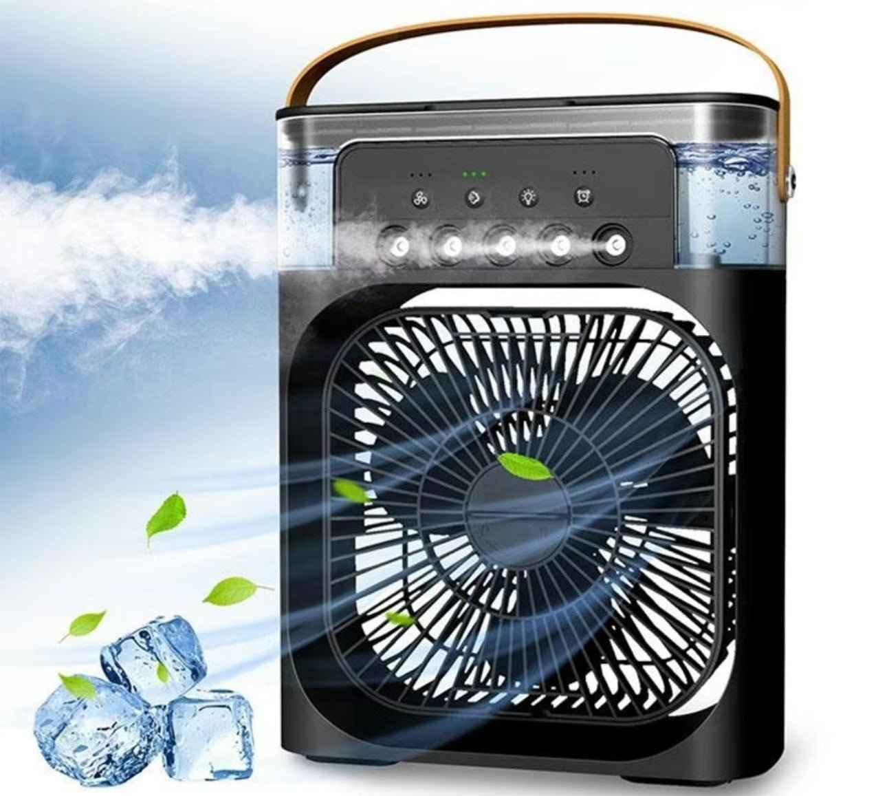 Portable 3-in-1 Air Cooler Fan – Mini AC for Room, Office & Car | Fast Cooling + Humidifier | Ships from USA 🇺🇸 | TikTok & Amazon Hot Seller! - HEARTLESS Habits