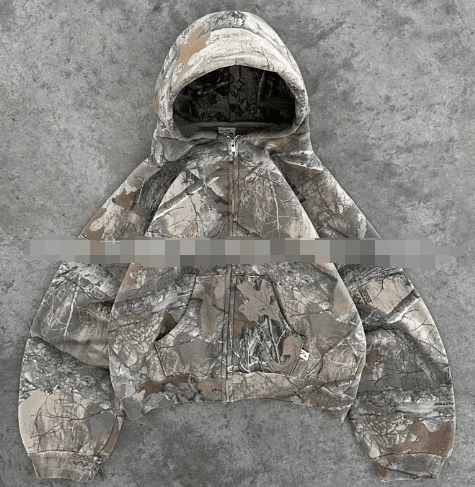 Urban Camo Retro Hoodie HEARTLESS Habits