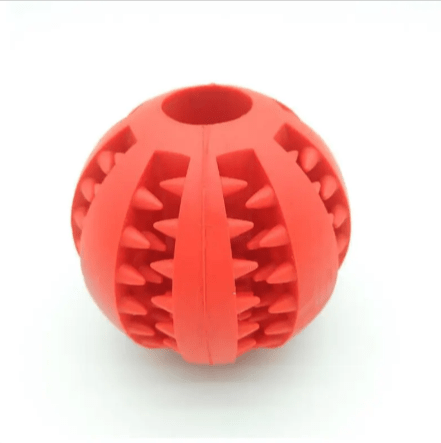 Interactive Rubber Slow Feeder Dog Ball HEARTLESS Habits