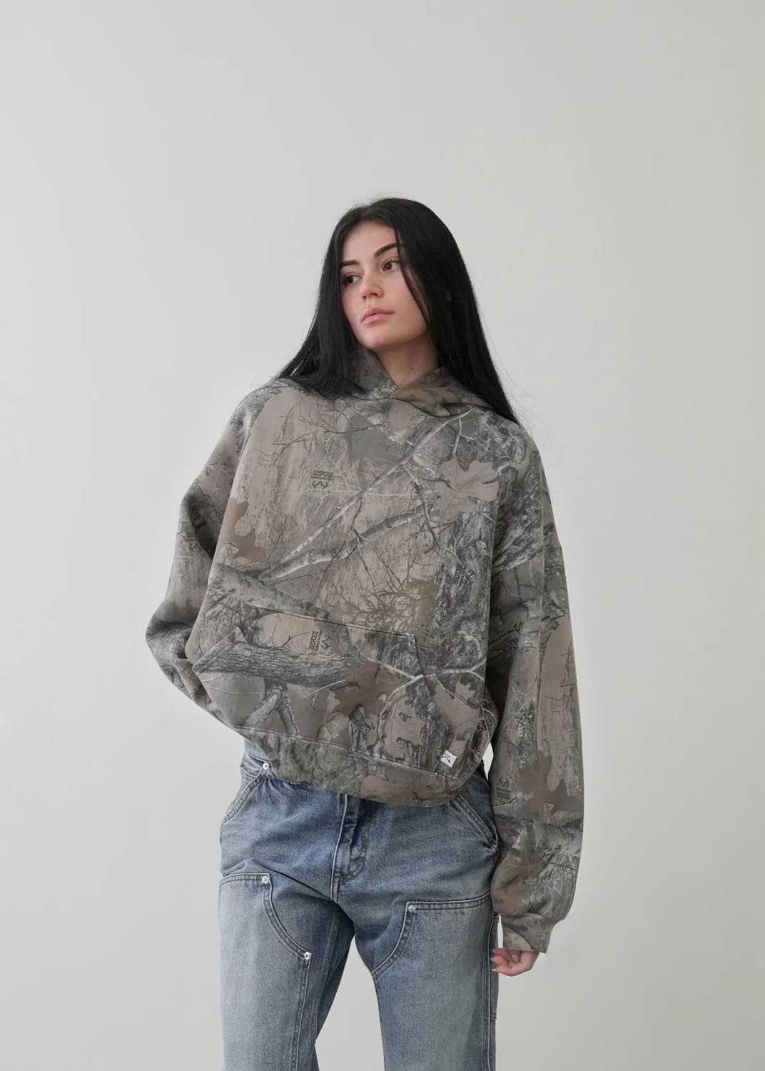 Urban Camo Retro Hoodie HEARTLESS Habits