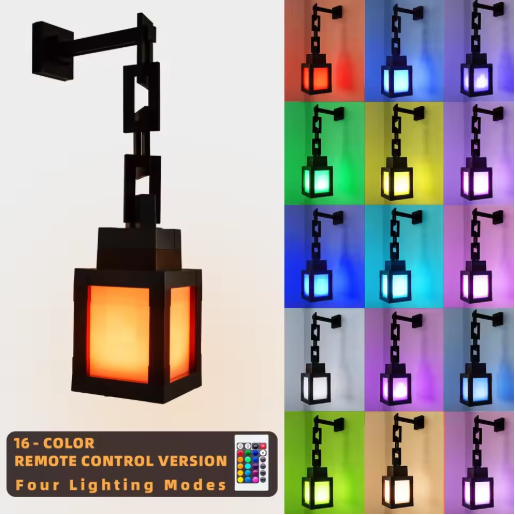 Pixel Style RGB Lantern Light HEARTLESS Habits