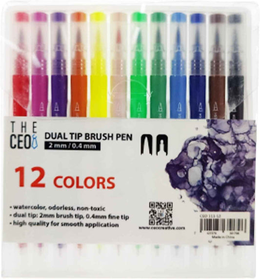 THE CEO Art Markers Coloring Dual Brush Pens, Dual Tip Brush Markers Art Pen Set - HEARTLESS Habits
