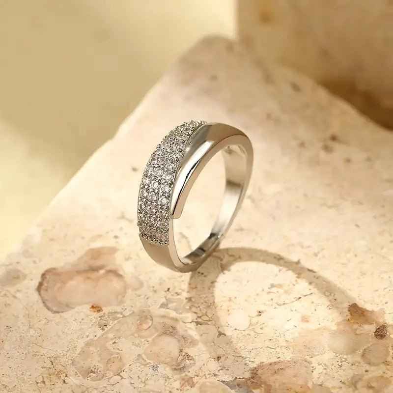 Elegant Adjustable Sparkle Ring HEARTLESS Habits