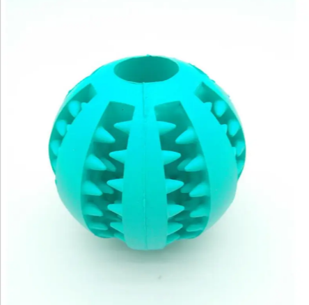 Interactive Rubber Slow Feeder Dog Ball - HEARTLESS Habits