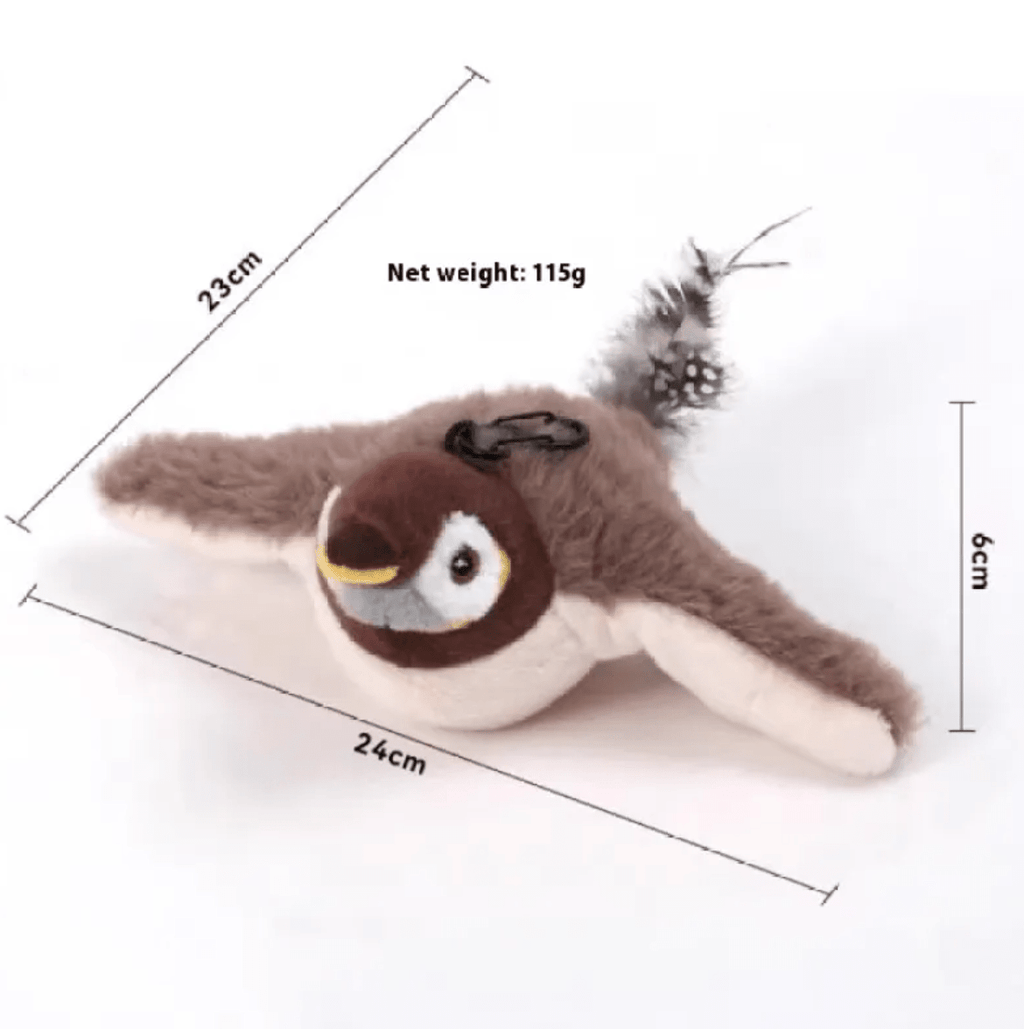 Plush Bird Pet Toy HEARTLESS Habits