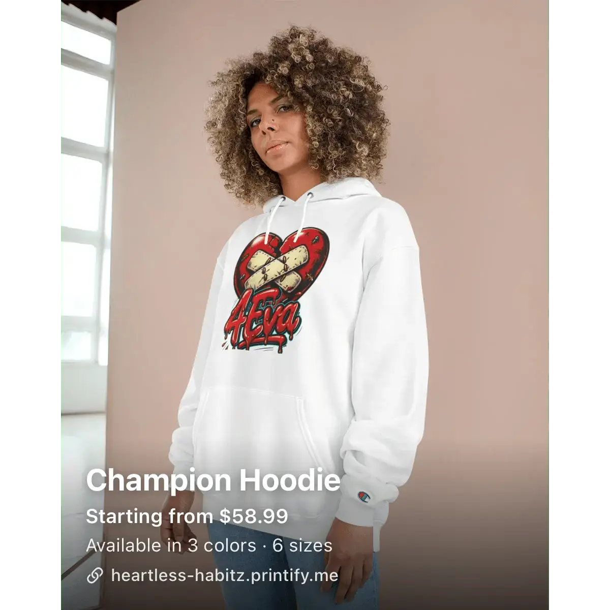 Champion 4eva Heartless Hoodie - HEARTLESS Habits