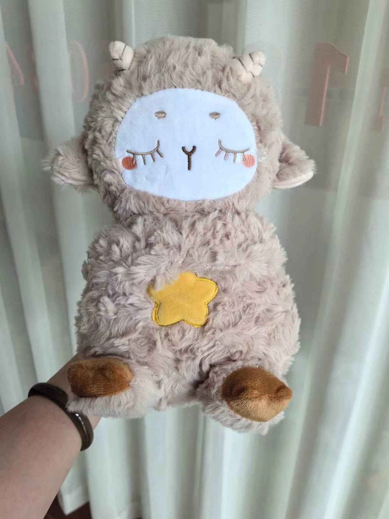 Sound Machine Soothe 'n Snuggle Otter Portable Plush Baby Toy with Sensory Details Music Lights & Rhythmic Breathing Motion - HEARTLESS Habits