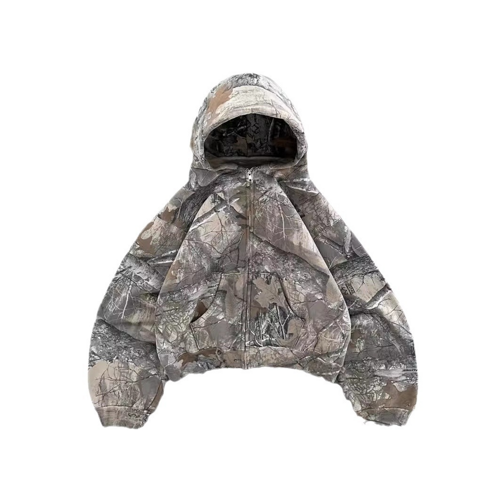 Urban Camo Retro Hoodie HEARTLESS Habits