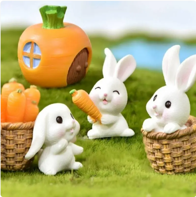 Mini Resin Animal Figurines – DIY Micro-Landscape Decor HEARTLESS Habits