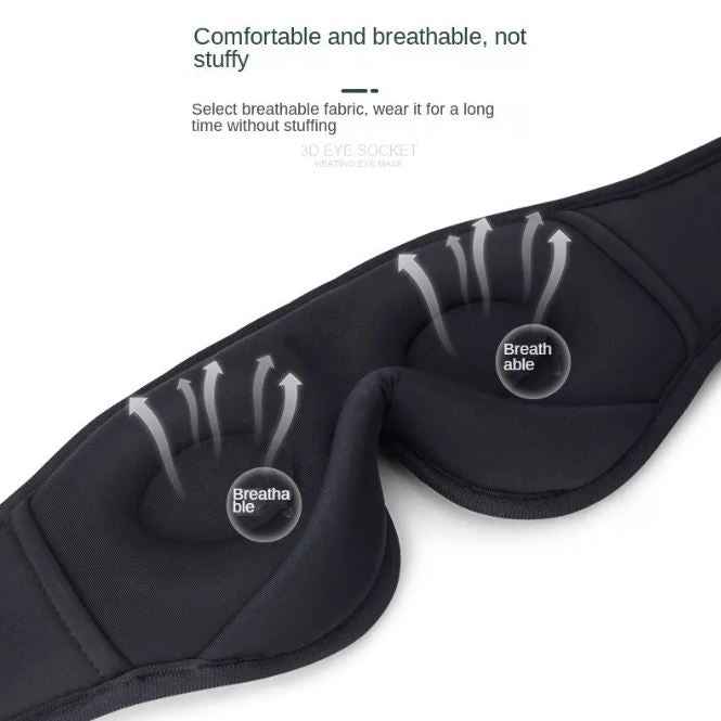 3D Eye Mask Bluetooth 50 Unlimited Music Stereo HEARTLESS Habits