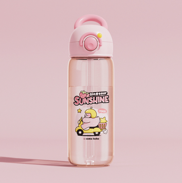 Children's Whale Cartoon Diving Fountain Water Bottle - Tritan Leakproof Sippy Cup (Various Sizes & Colors) HEARTLESS Habits
