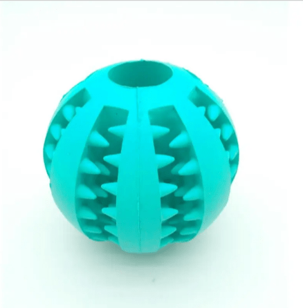 Interactive Rubber Slow Feeder Dog Ball - HEARTLESS Habits