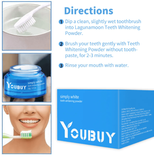 Teeth Whitening Brightening Powder HEARTLESS Habits