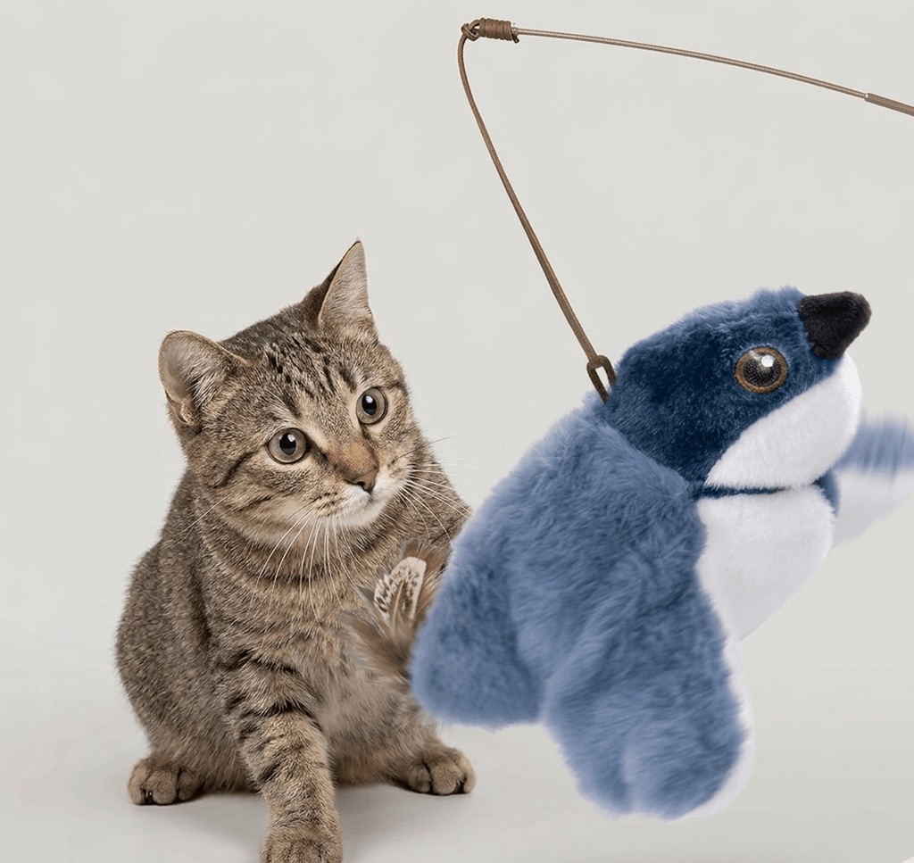 Flapping Bird Cat  Toy HEARTLESS Habits