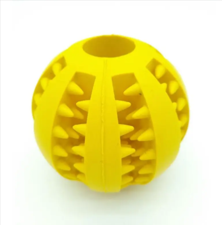 Interactive Rubber Slow Feeder Dog Ball - HEARTLESS Habits