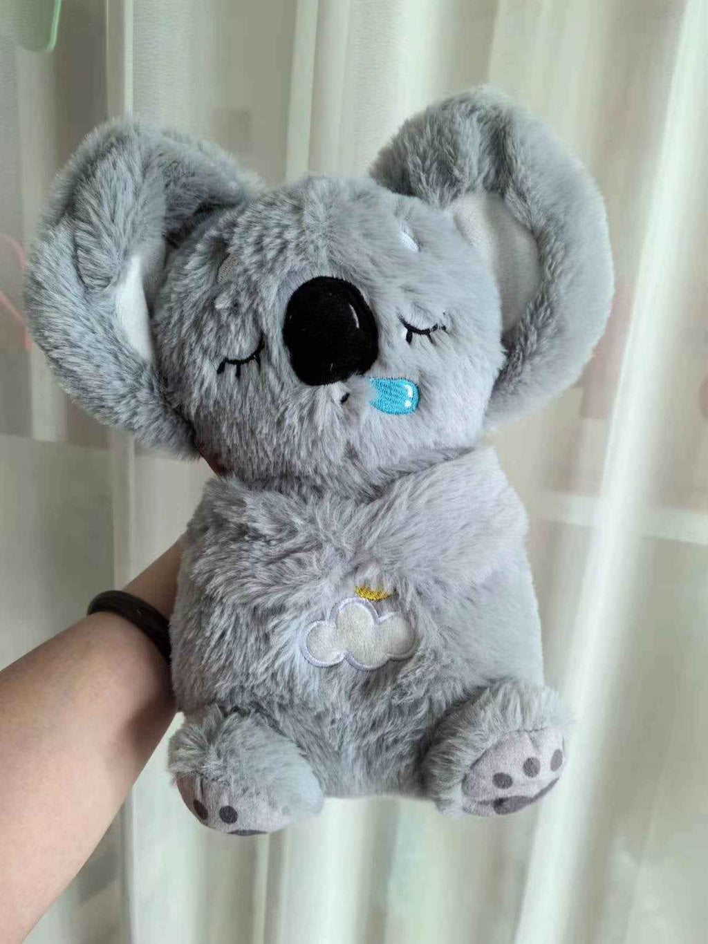 Sound Machine Soothe 'n Snuggle Otter Portable Plush Baby Toy with Sensory Details Music Lights & Rhythmic Breathing Motion HEARTLESS Habits