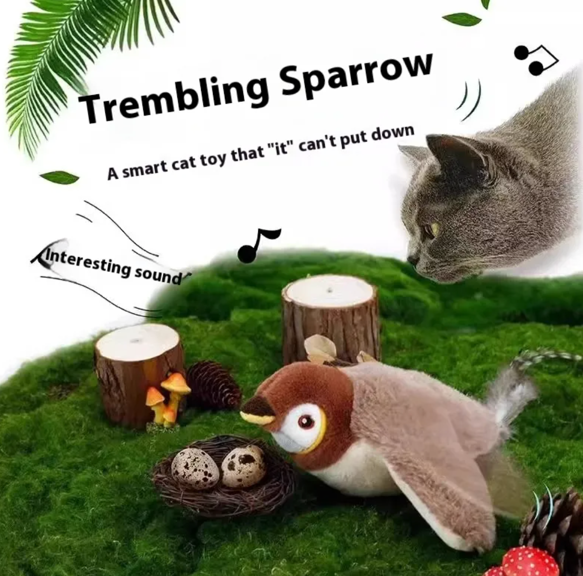 Plush Bird Pet Toy HEARTLESS Habits