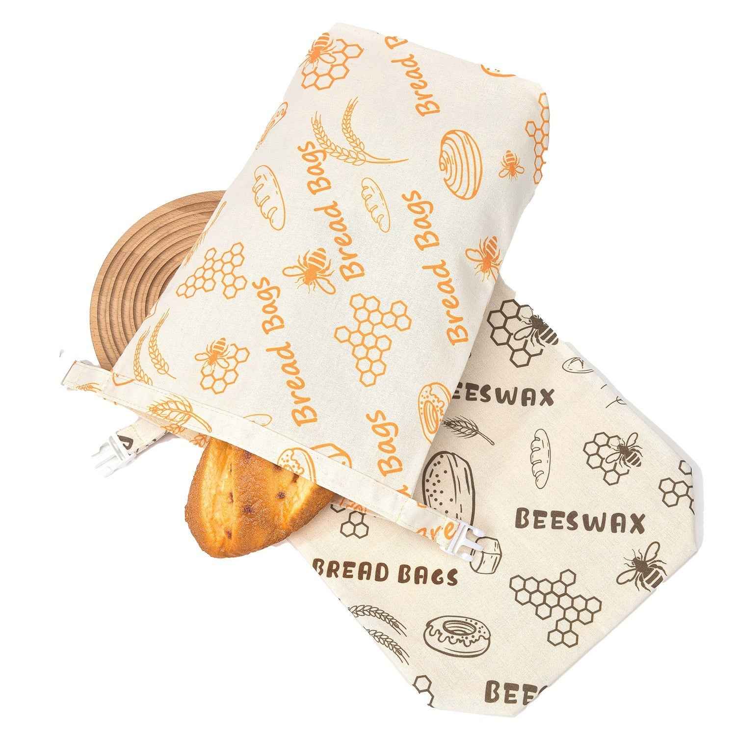 Cotton Linen Bread Bag HEARTLESS Habits
