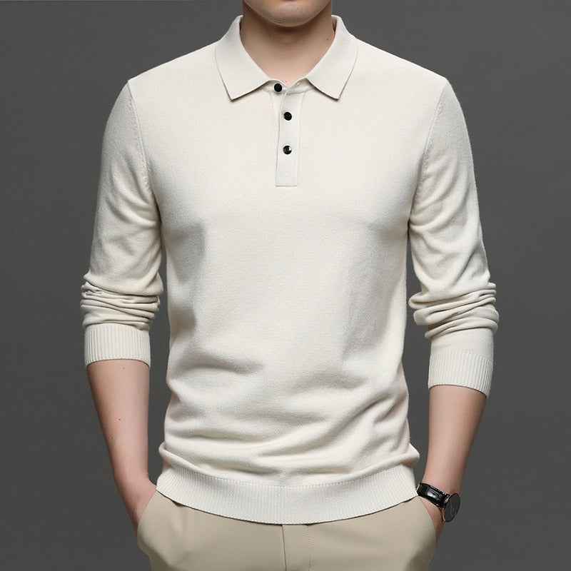 Men's Lapel Knit Pullover Sweater HEARTLESS Habits