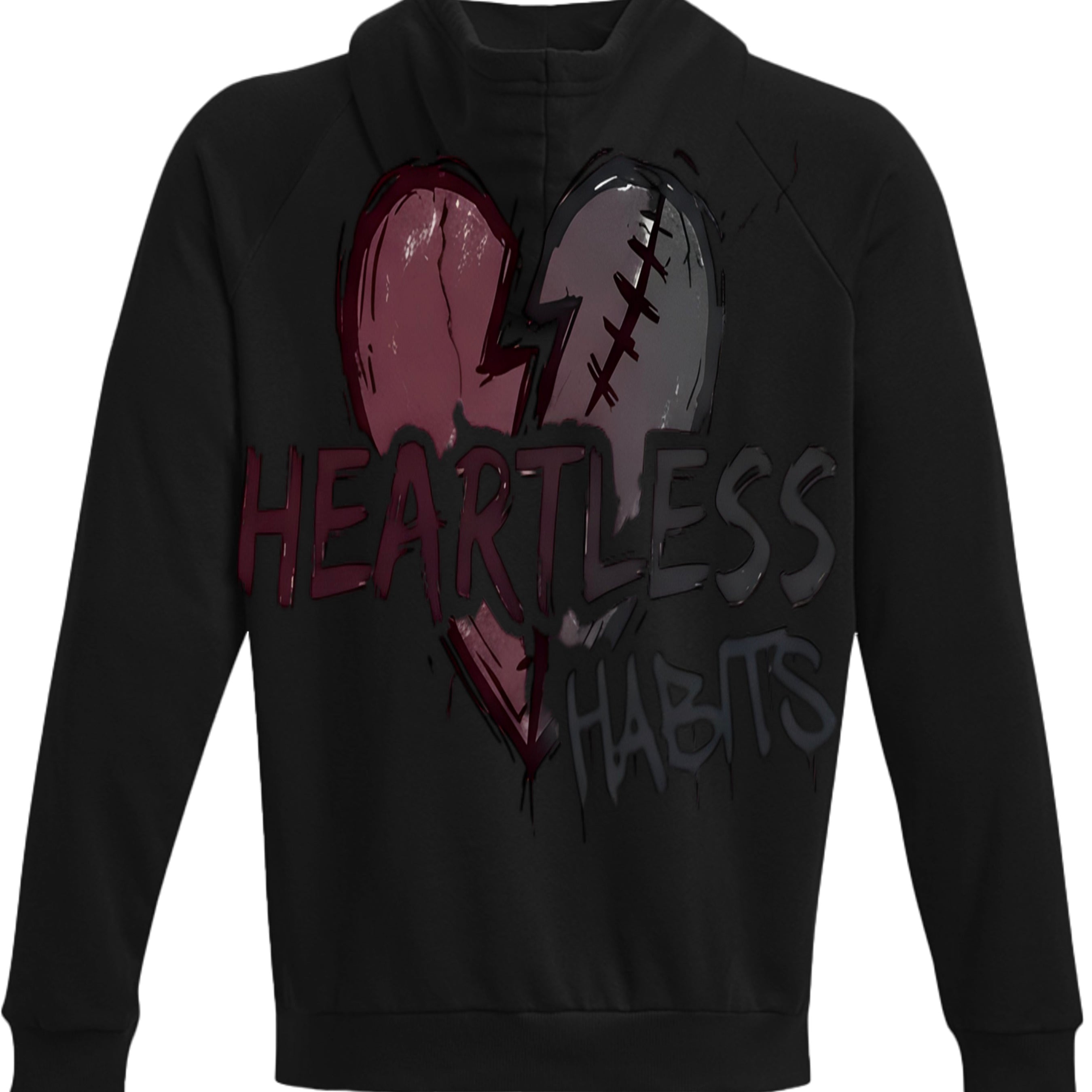 Under Armour Men's Rival Fleece Hooded Sweatshirt HEARTLESS Habits